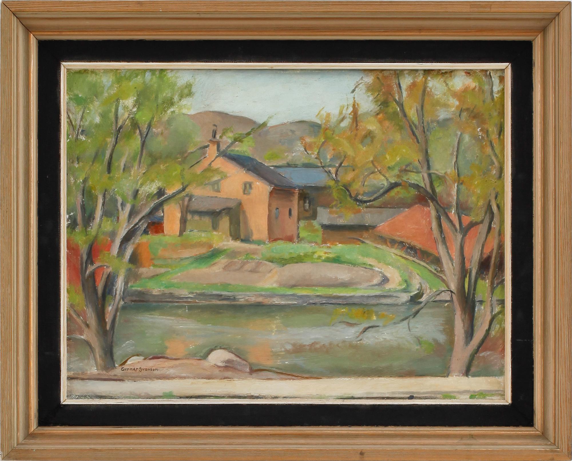 GUNNAR SVENSON, olja på duk, sign.
