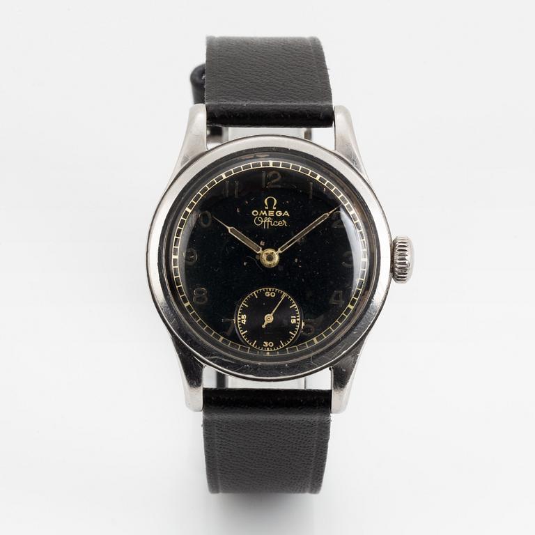 Omega, Officer, wristwatch, 30,5 mm.