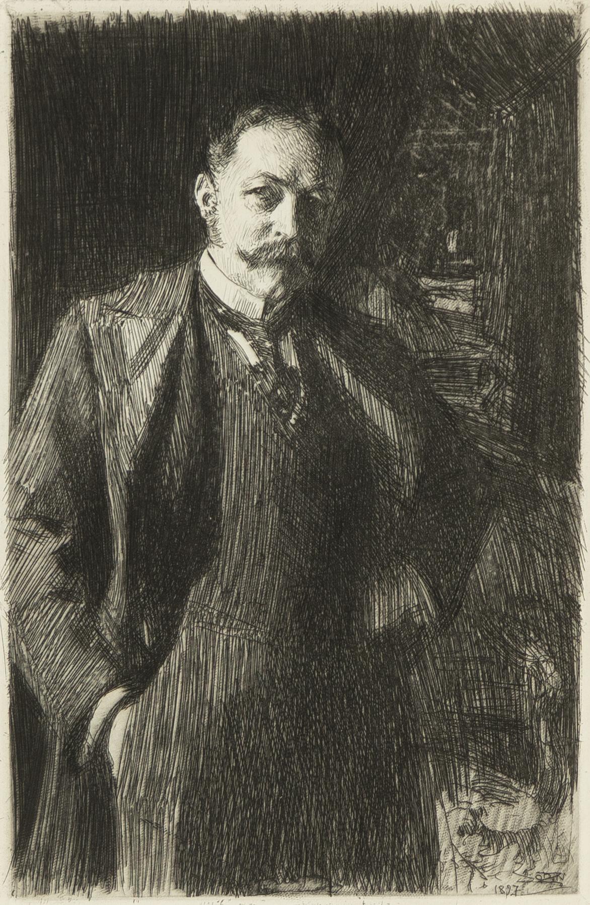 Anders Zorn, "E. R. Bacon".