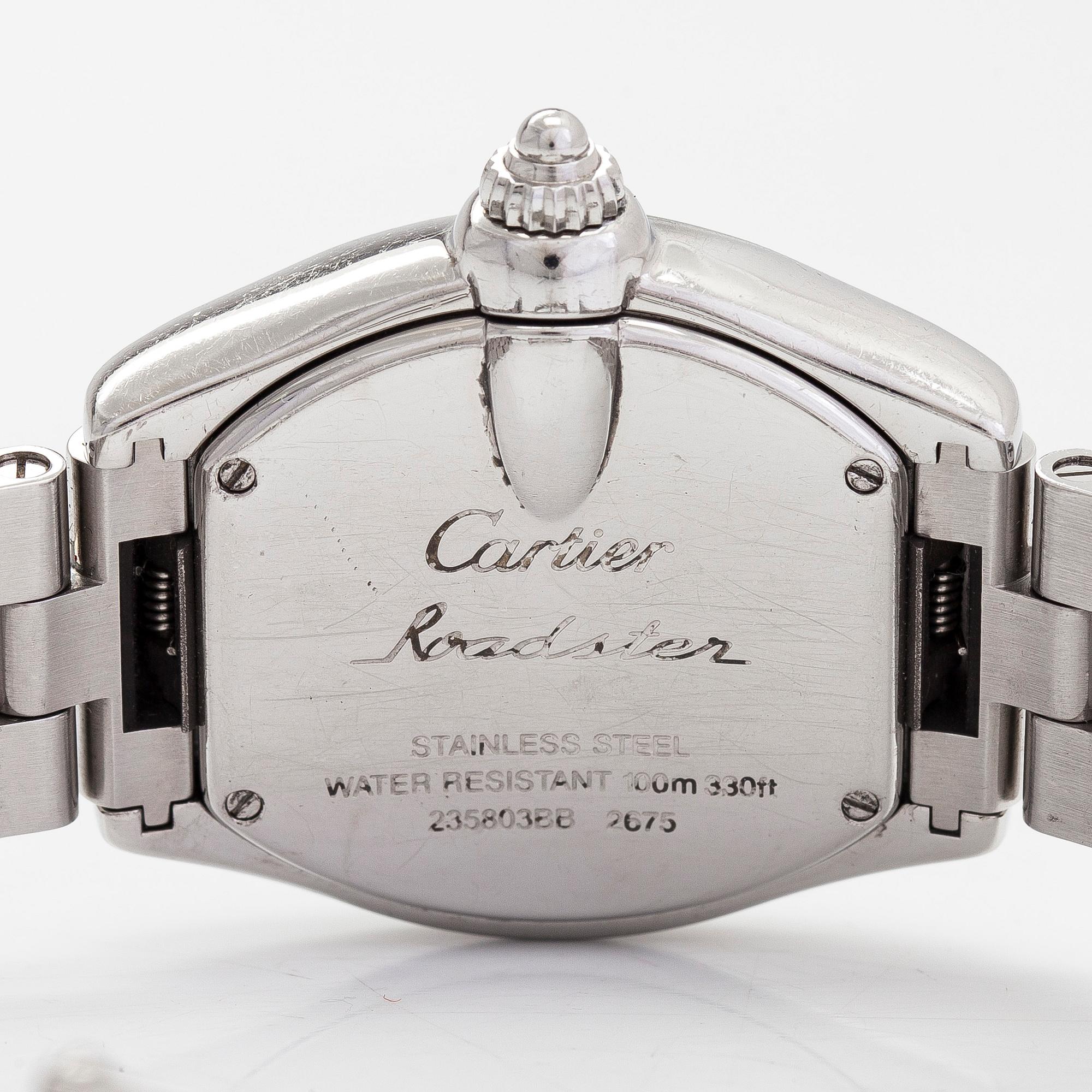 Cartier, Roadster, wristwatch, 31 mm.