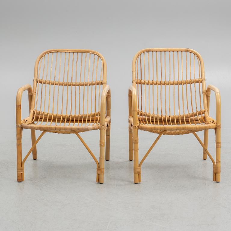 Armchairs, a pair, second half of the 20th Century.