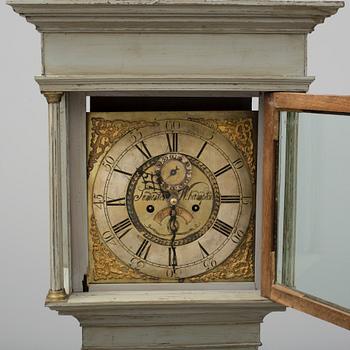 A 19th century grandfather clock.