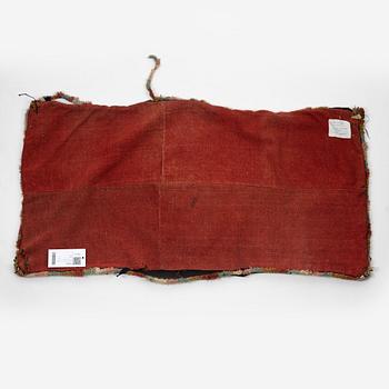 Åkdyna, broderad, ca 97 x 78 cm, signerad och daterad KND MOS ANNO 1802, Skåne.