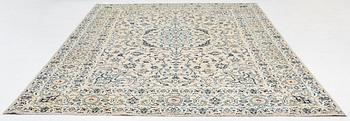 Carpet, Keshan, approx. 405 x 275 cm.