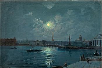 192. A. Tripolitov, ST. PETERSBURG AT NIGHT.