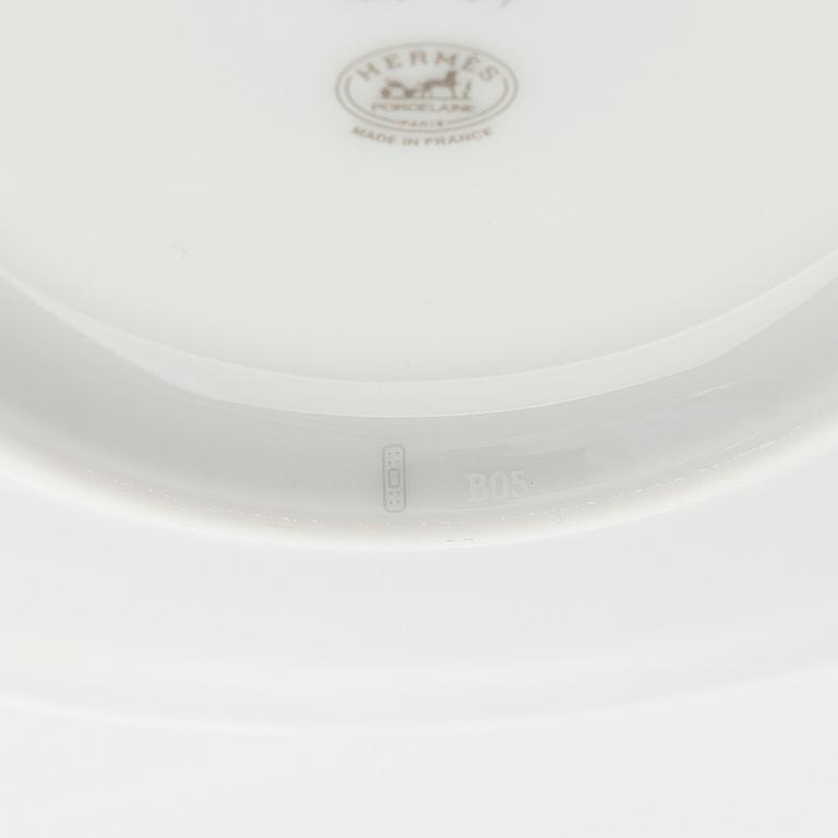 Hermès, koppar med fat, ett par, " Mosaique au 24".