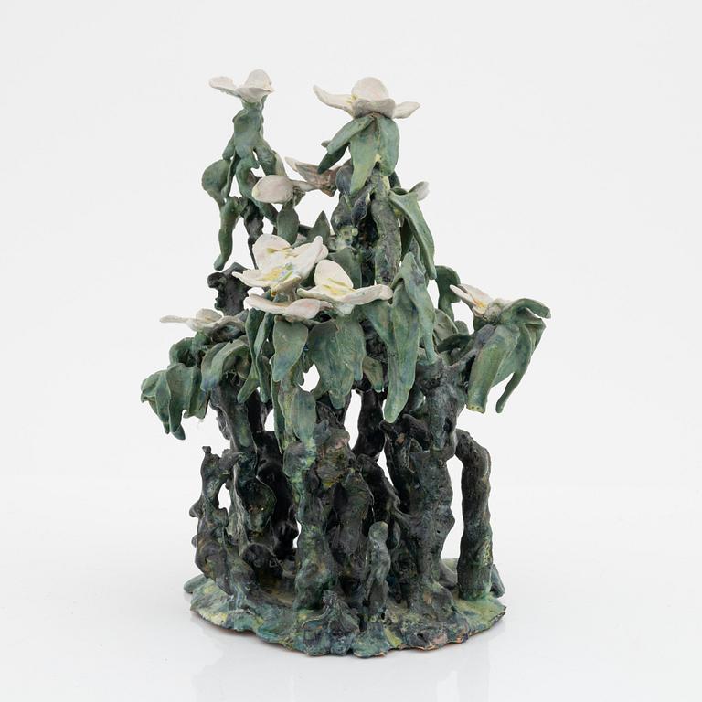 Mary-Ann Tollin-Verde, an earthenware sculpture, not signed, second half of the 20th century.