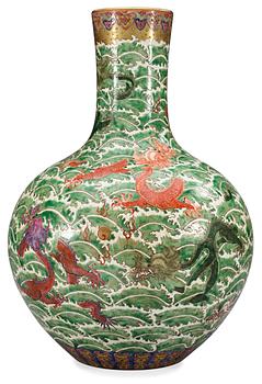 A chinese vase.