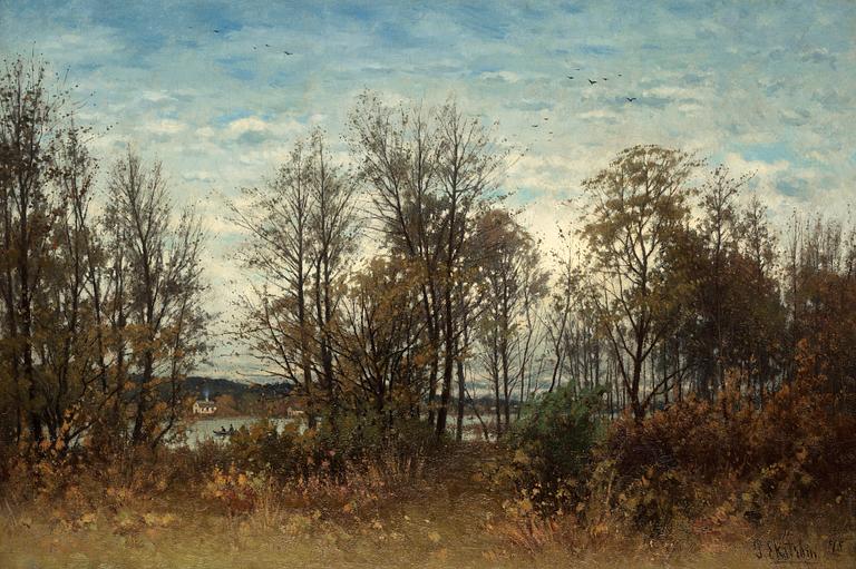 Per Ekström, Late summer landscape from Djurgården.