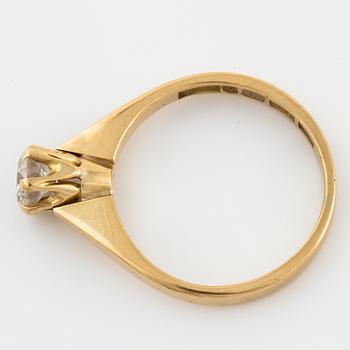 A brilliant cut diamond ring by JS Guldsmide, Göteborg, 1996.