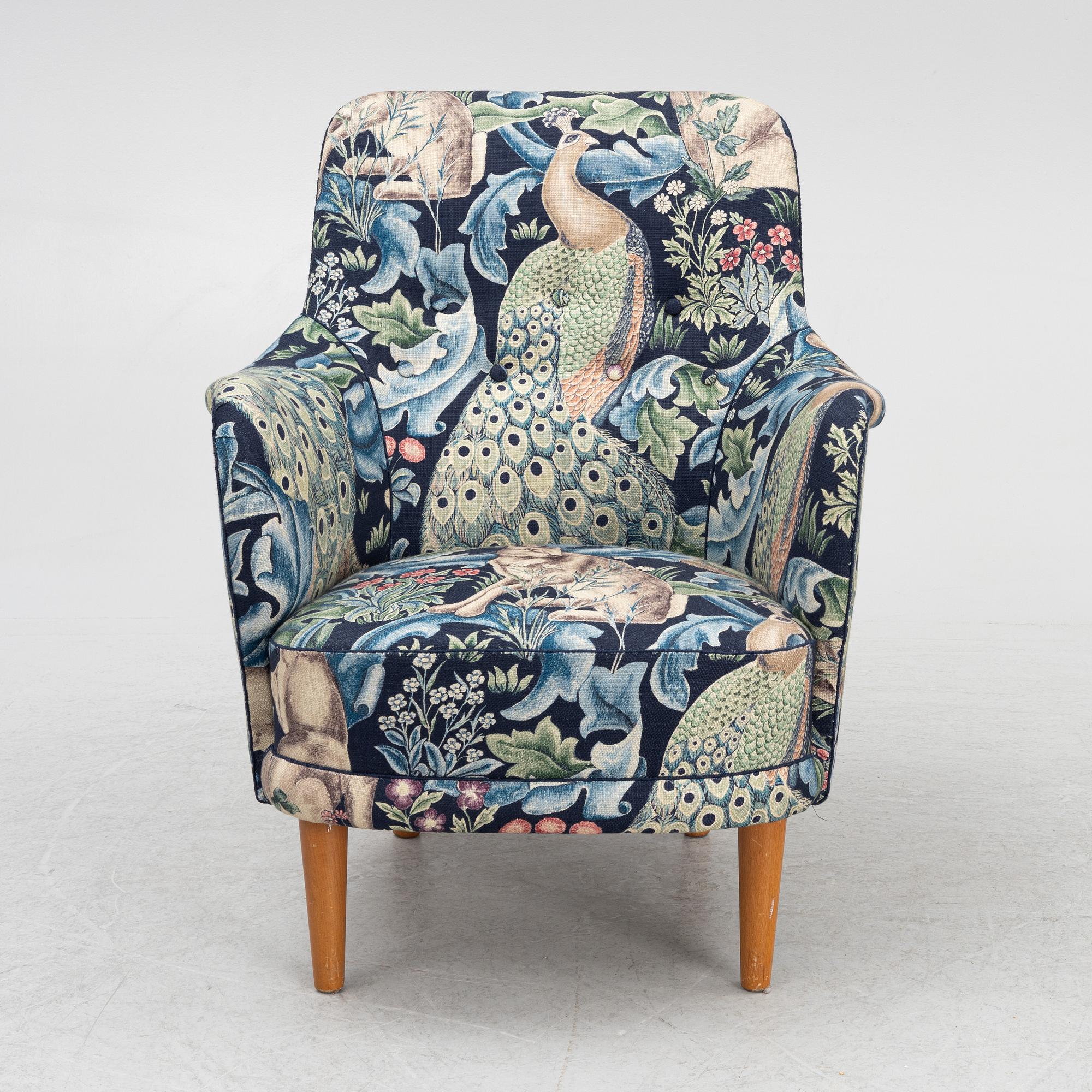 Carl Malmsten, armchair, "Samsas", second half of the 20th century.