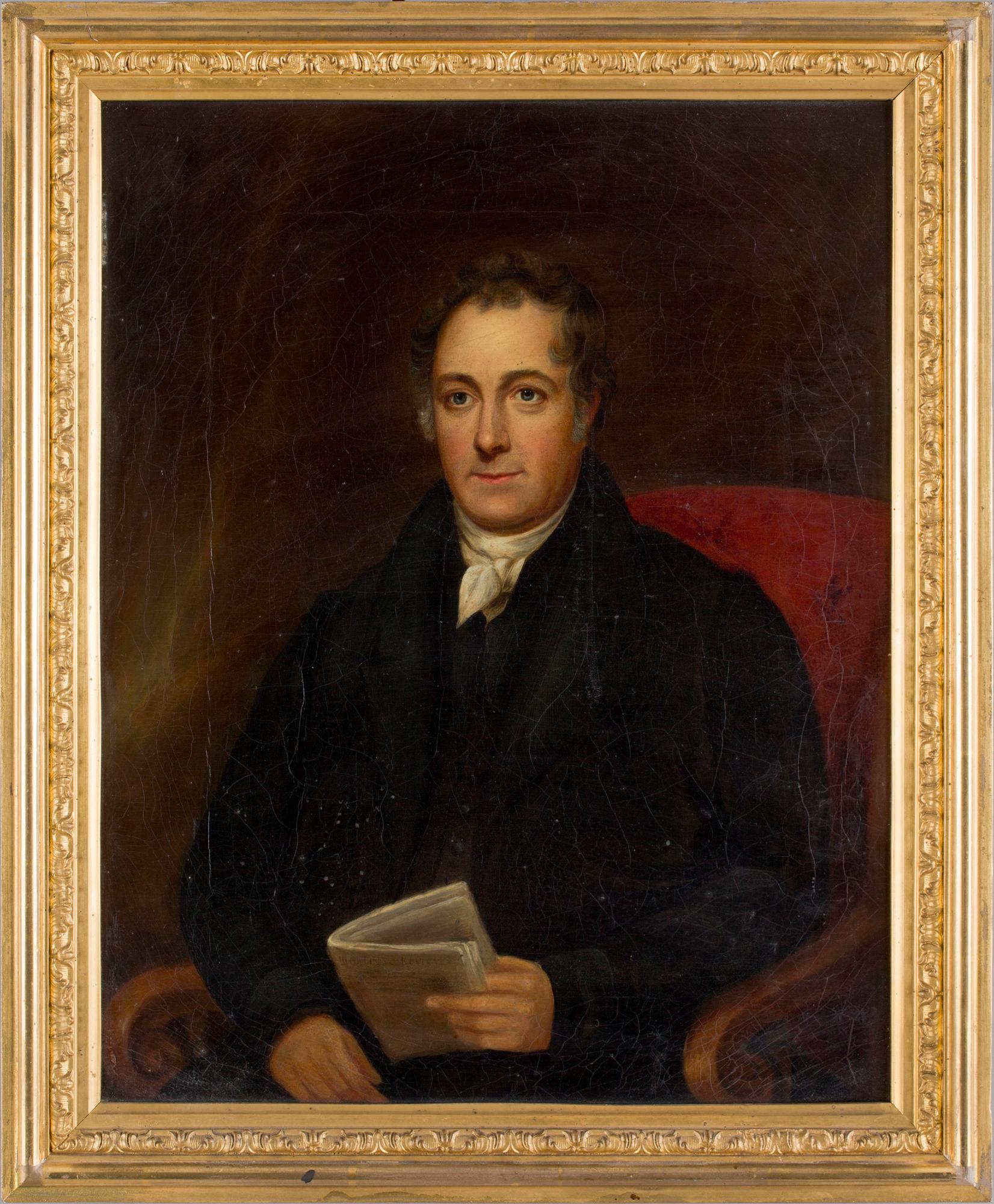 OKÄND KONSTNÄR, olja på duk, ett par, 1800-talets mitt.