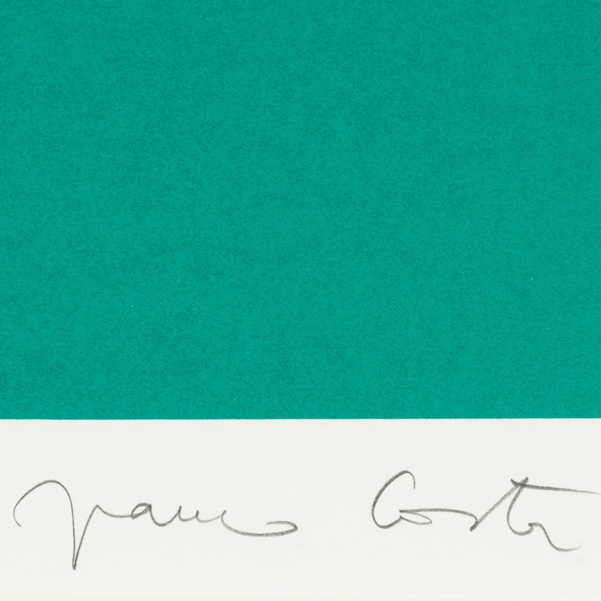 Franco Costa, silkscreen in colours, signed 148/250.
