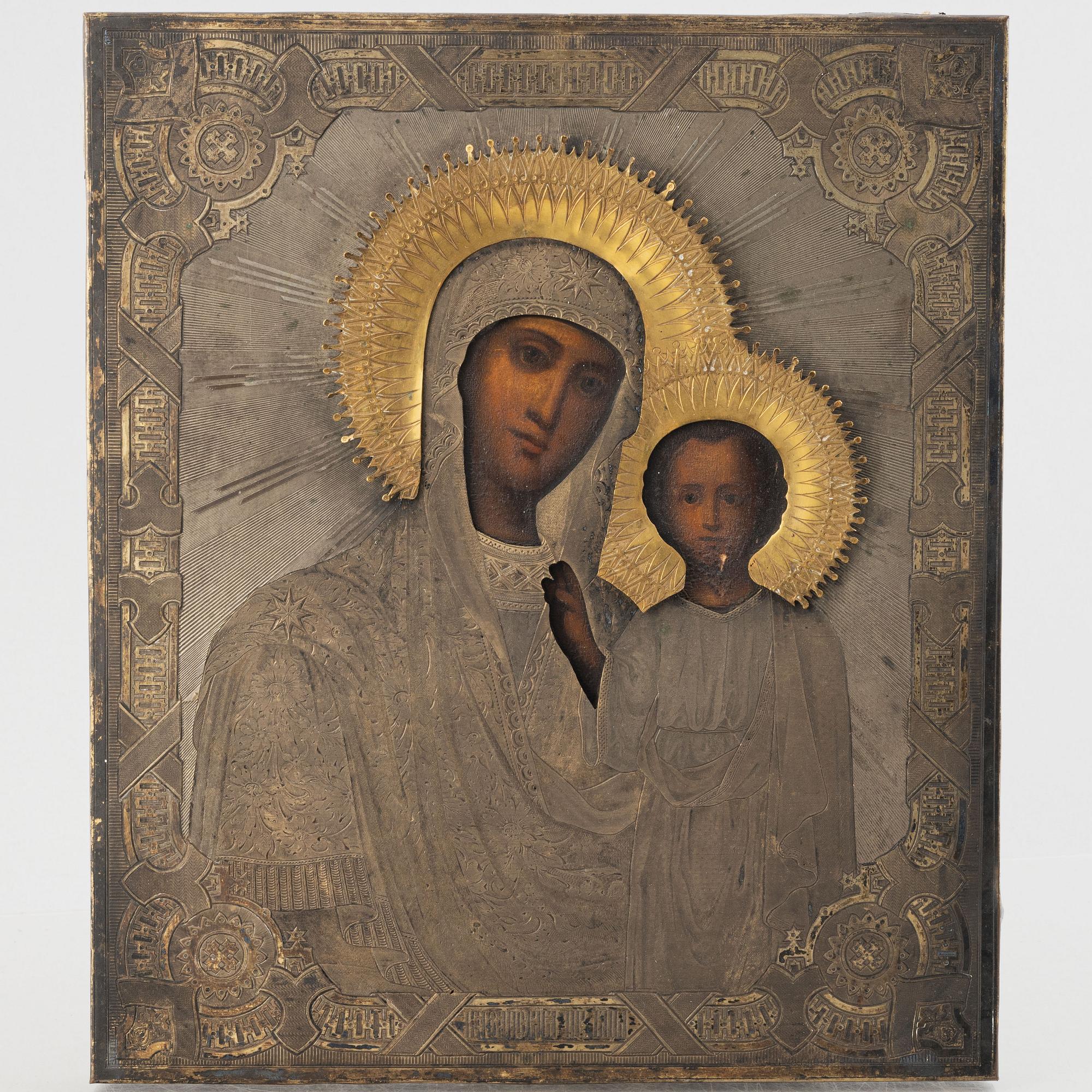 A Russian icon, circa 1900.
