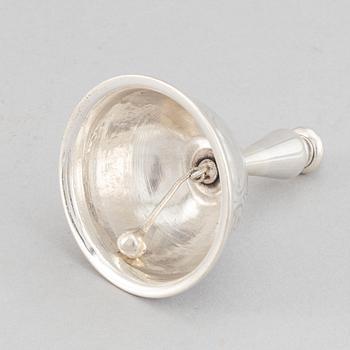 Bordsklocka, silver, Österrike, omkring 1900.