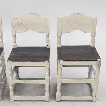 A set of four 18/19 th century chair.