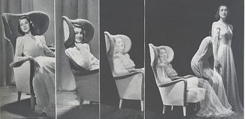 Gustav Axel Berg, an easy chair, "Estelle", AB G.A. Bergs, Sweden 1940's.