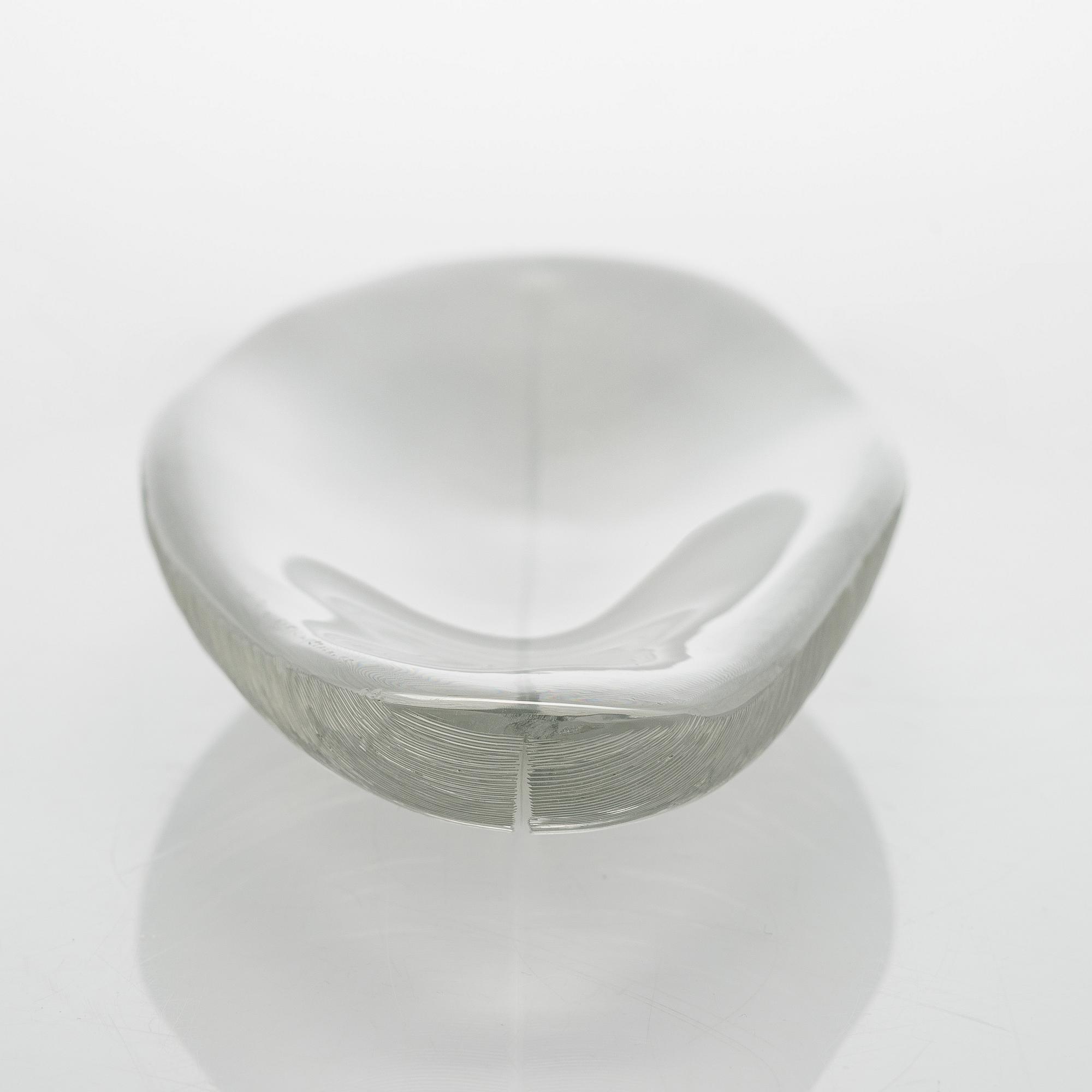 Tapio Wirkkala, a '3869' art object 'Feather' signed Tapio Wirkkala Iittala -55.
