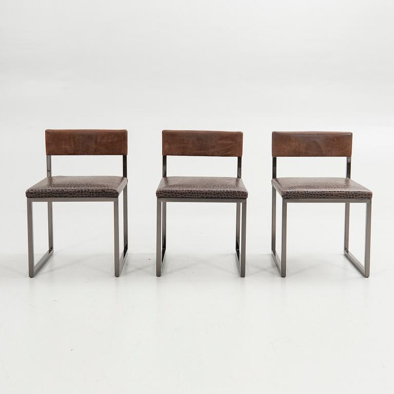 Rodolfo Dordoni, Chairs, 6 pcs, "Bag Light", Minotti, Italy, 1990s.