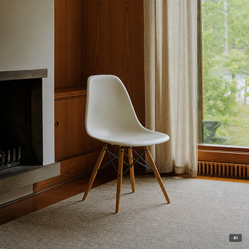 Charles & Ray Eames, Stolar, 6 st, "Plastic chair DSW", Vitra 2012-2013.