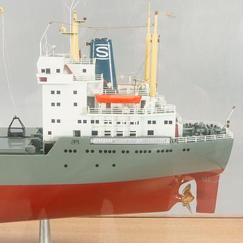 A ship model, M/S Arctic Wasa, launched 1973.