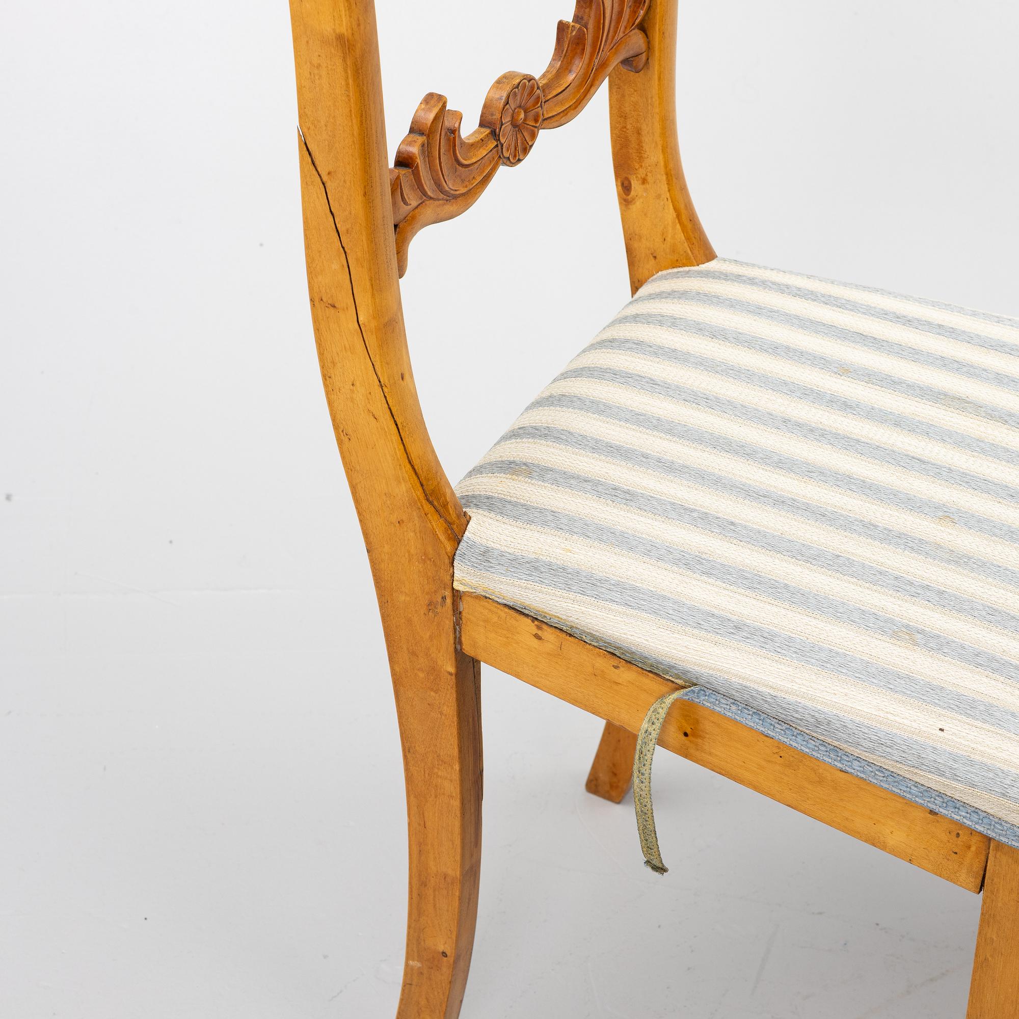 Chairs, 13 similar, Karl Johan, 19th century.
