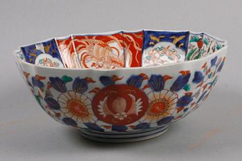 SKÅL, porslin, Imari, Japan 1800/1900-tal.
