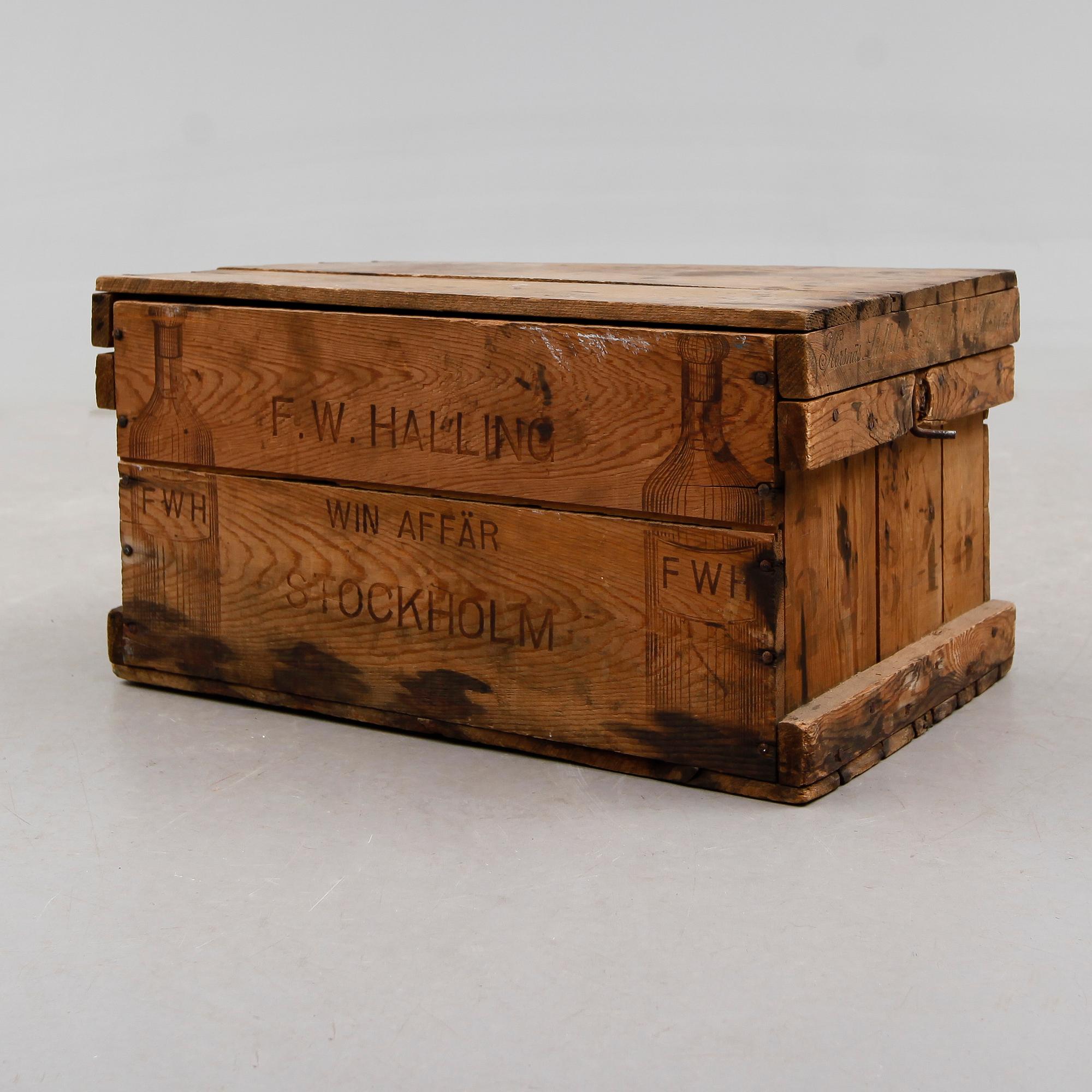 LÅDA, Korsnäs Lådfabriks Patentlådor, 1900-talets första hälft.