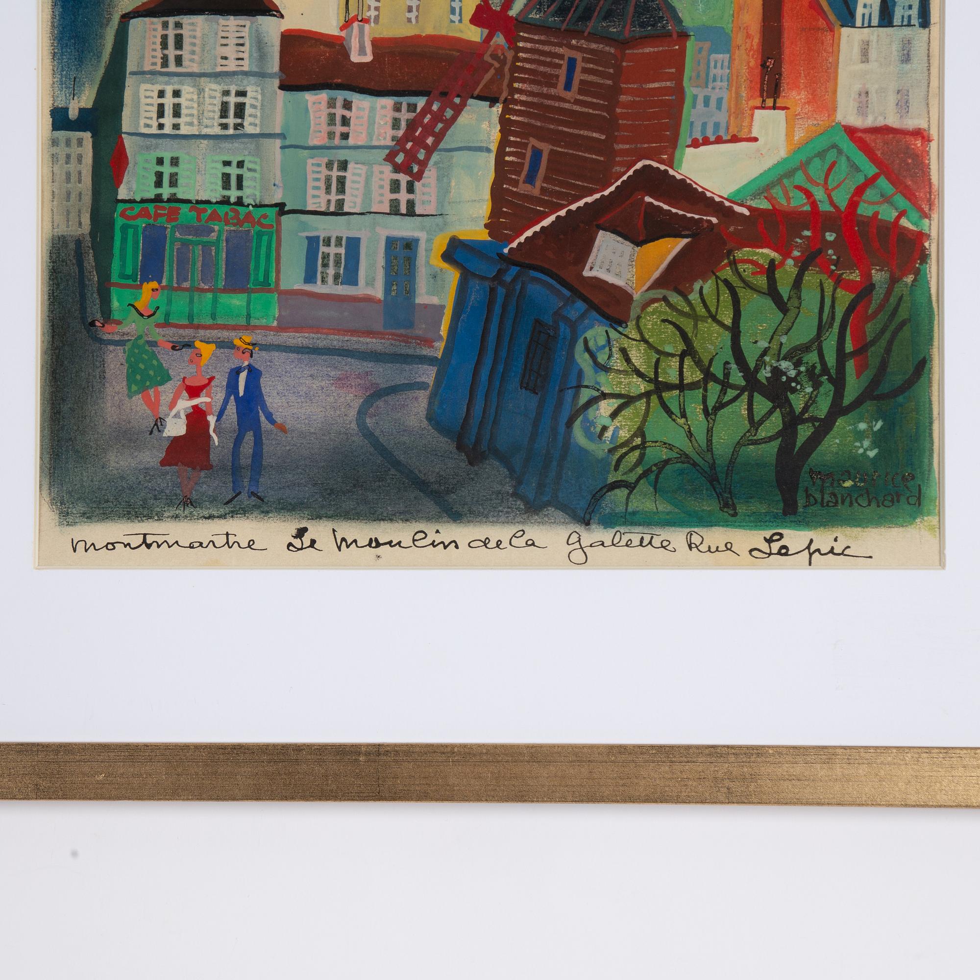 Maurice Blanchard, "Montmartre".