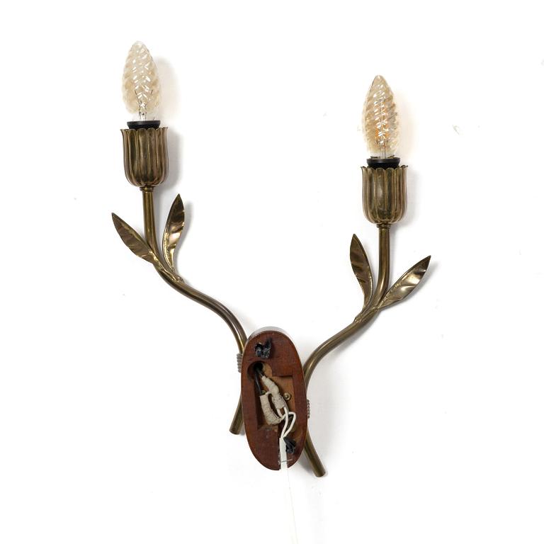 Harald Notini, a wall lamp, Arvid Böhlmarks Lampfabrik, Stockholm, 1950s.