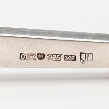 Olavi Wehmersuo, A sterling silver neckalce with a spectrolite. Kaunis Koru, Helsinki 1974.