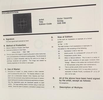 VICTOR VASARELY, färgserigrafi/blandteknik, signerad och numrerad 64/120.