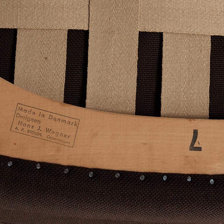 Hans J. Wegner, a 'Papa Bear' easy chair, AP-stolen, Denmark 1950's-60's.