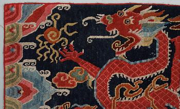 SEMI-ANTIQUE TIBETAN. 90 x 59 cm.