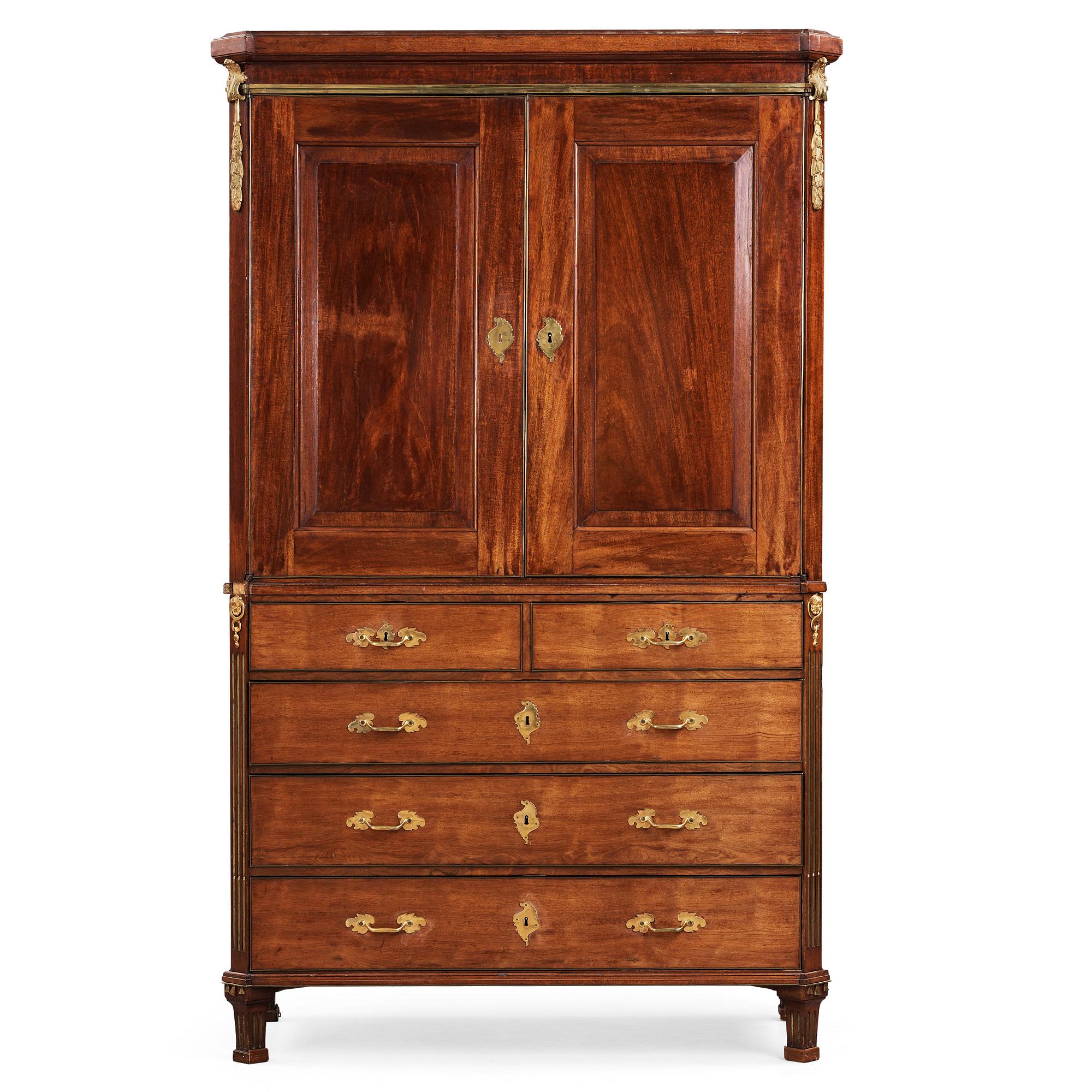 A Gustavian 1780's cupboard.