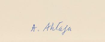 Konstnärsmapp med arbeten av olika finska konstnärer, 1944.