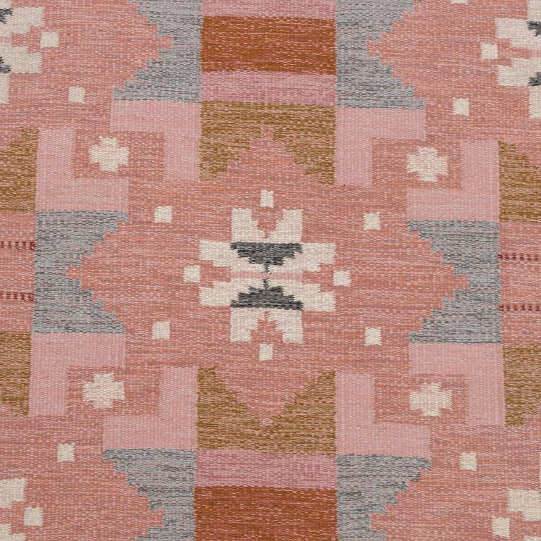 Ingegerd Silow, a 'Föllinge' flat weave carpet, signed IS, c. 229 x 167 cm.