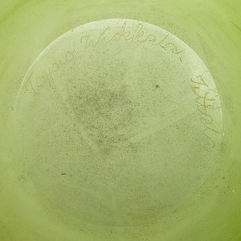 TAPIO WIRKKALA Pear 3278 art glass, signed Tapio Wirkkala Iittala.