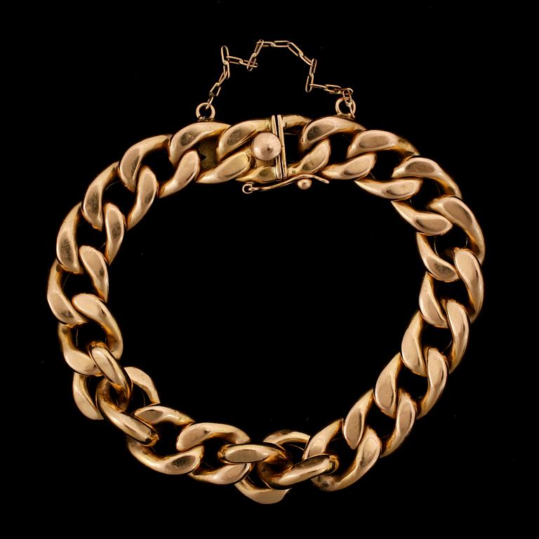 ARMBAND, 18k guld. Vikt ca 24,2 gram.