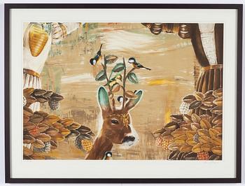 Ernst Billgren, "Bruna väninnor"- Ur portföljen "Vid vägens slut".