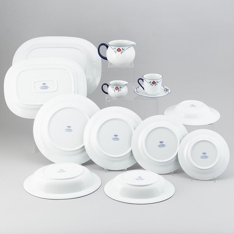 Rörstrand, servis, 77 delar, porslin, "Sundborn".