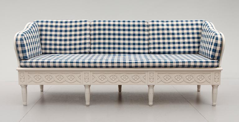 TRÅGSOFFA, ur IKEA:s 1700-talsserie, sent 1900-tal.