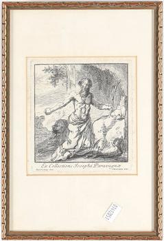 Giovanni Ottaviani · GIOVANNI GUERCINO och GIOVANNI OTTAVIANI, etsning, 1700-tal.