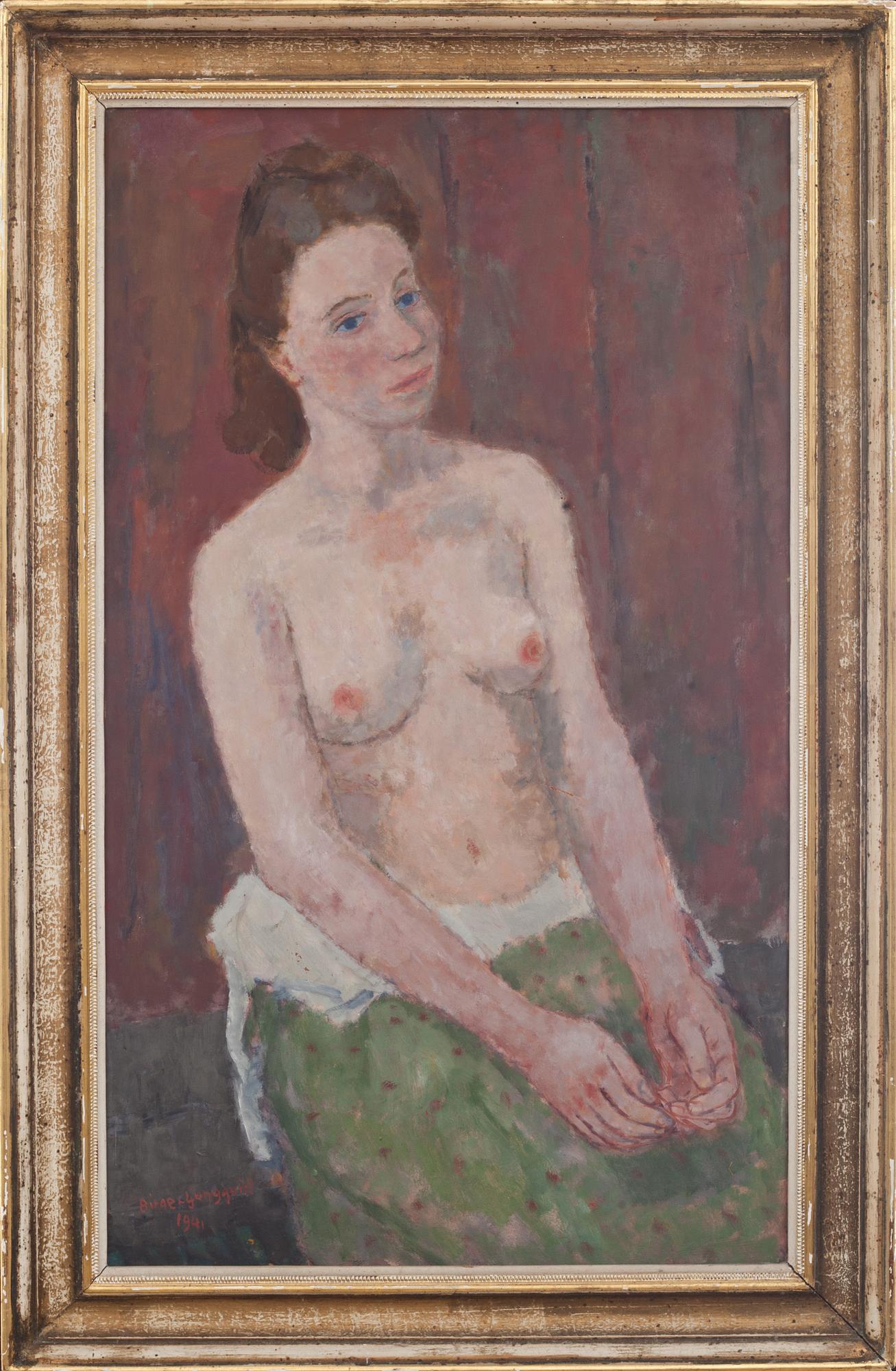 BIRGER LJUNGQUIST, olja på pannå. Signerad och daterad 1941.