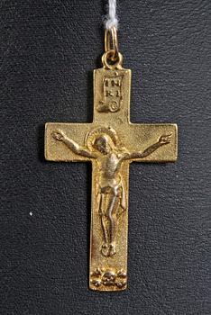 HÄNGE, guld, troligen Ryssland. C:a 4,5 g.