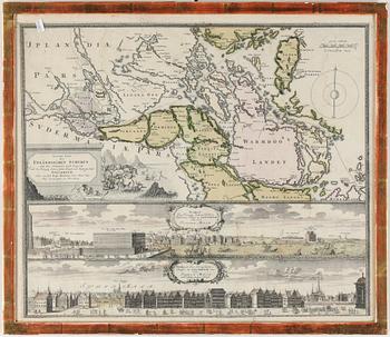 KARTA, "Accurate Carte der Upländischen Scheren...", troligen 1700-tal.