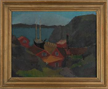 Gustav Rudberg, "Skeppsvarv, Hälleviksstrand".