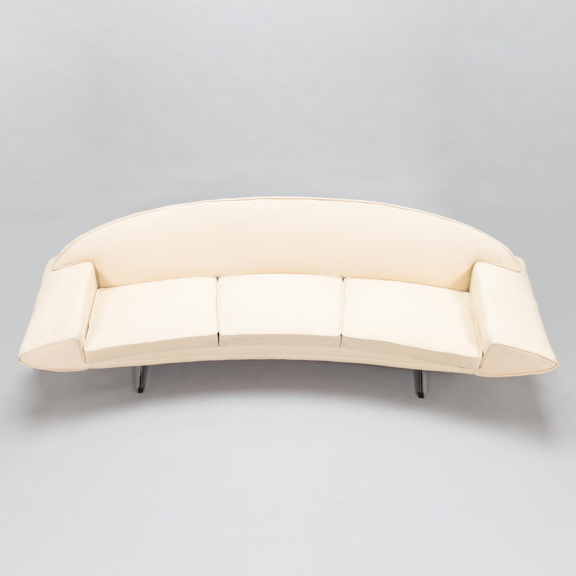 Johannes Andersen, Three-piece 1960's/70's 'Capri' sofa suite for Trensum Möbelfabrik.