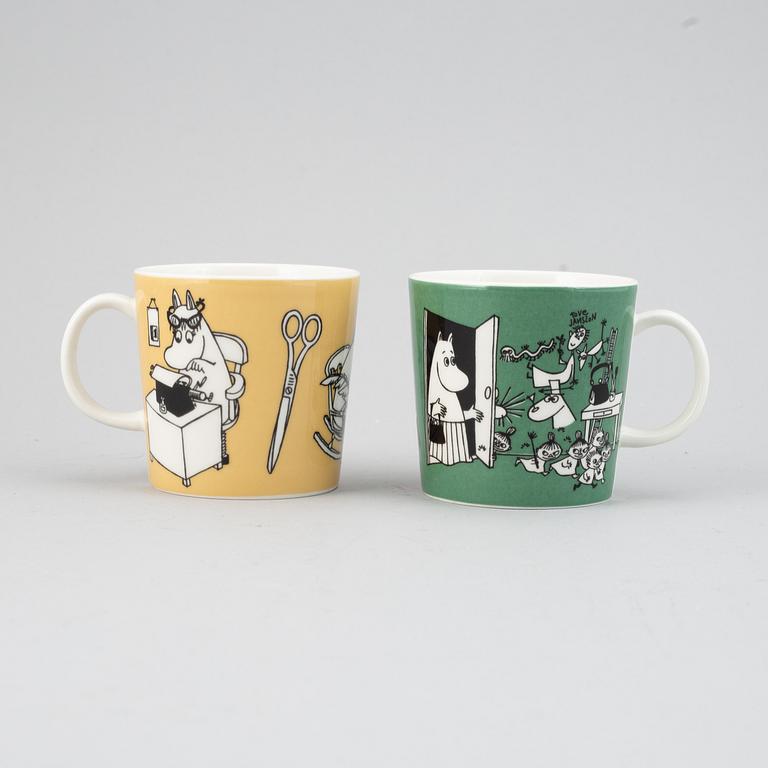 Muminmuggar, 2 st, porslin, Moomin Characters/Bulls, Arabia, Finland.