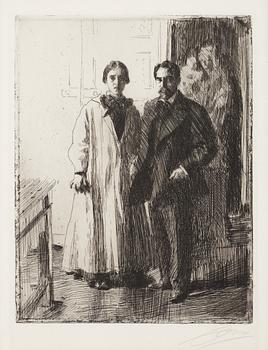 135. Anders Zorn, "Mr. and Mrs. Atherton Curtis".
